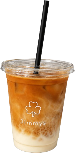 Jimmy's almond milk iced latte swirl cup